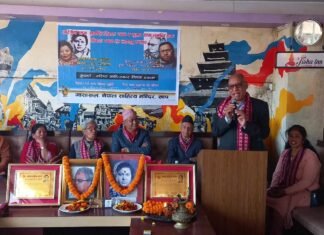 नेपाल साहित्य मन्दिरद्वारा दुई साहित्यकार सम्मानित