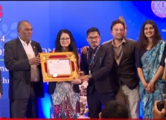 स्वास्थ्य तथा जनसंख्या वैज्ञानिकहरुको दशौँ शिखर सम्मेलनमा १० विदाको अवार्ड वितरण