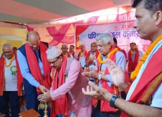 राैतहटमा पण्डित मंगल कुमार उपाध्याय बहुमुखी क्याम्पस गाैरको एक समारोह गरियो उदघाटन