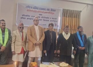 राष्ट्रिय दलित पत्रकार संघ बागमती प्रदेश अध्यक्षमा वसन्त परियार चयन