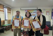 पत्रकार एवं साहित्यकार हरिसुन्दर सहित तीन स्रष्टा सम्मानित