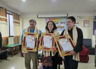 पत्रकार एवं साहित्यकार हरिसुन्दर सहित तीन स्रष्टा सम्मानित